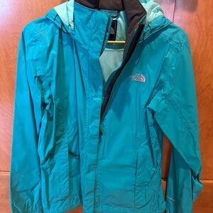 The North Face Teal Hooded Jacket